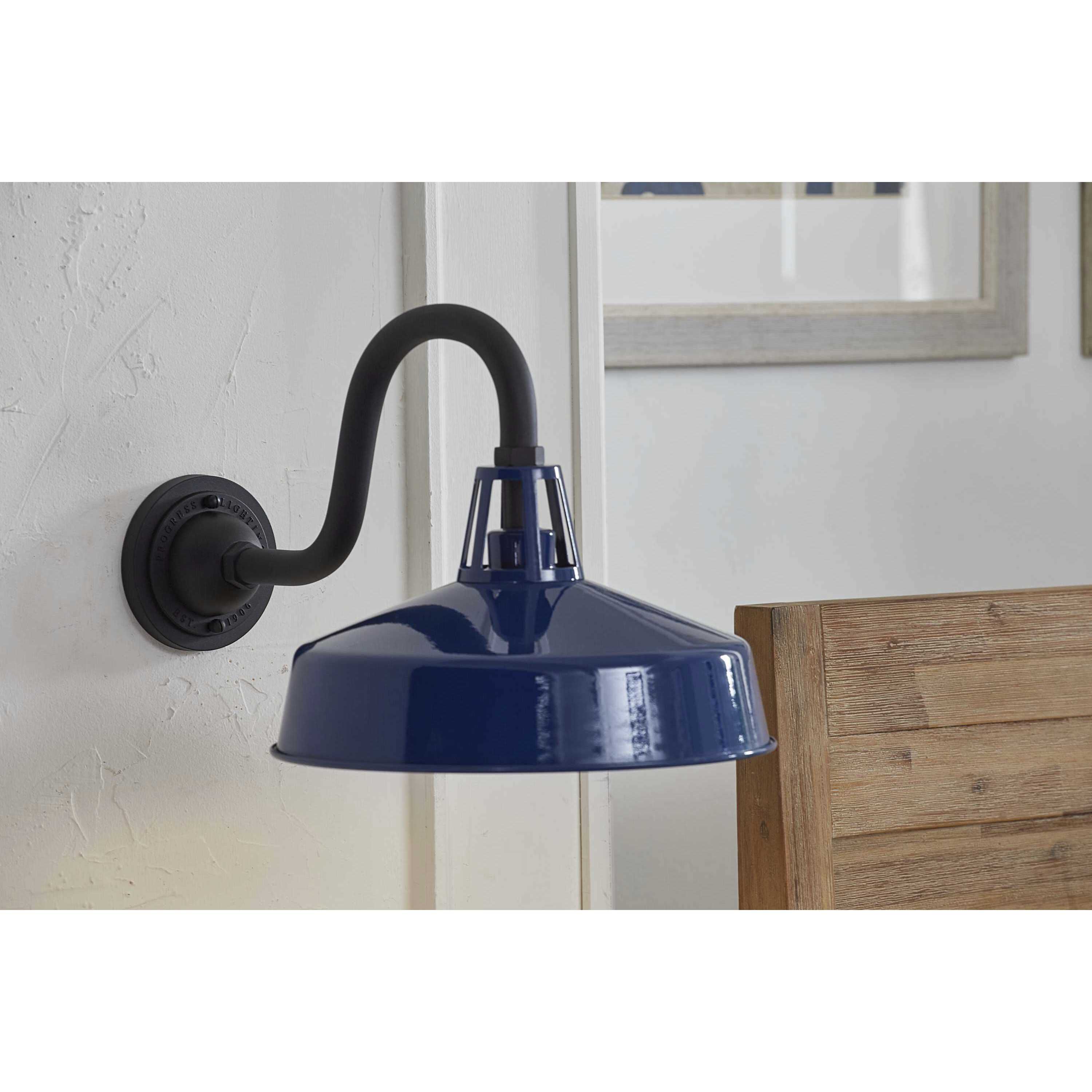 Cedar Springs 1 Light 11 inch Navy Outdoor Wall Lantern, Extra Large